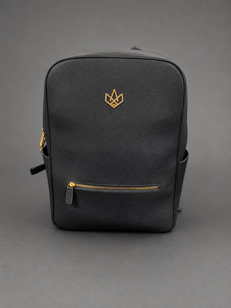 The Backpack — worn, three-quarter, natural light